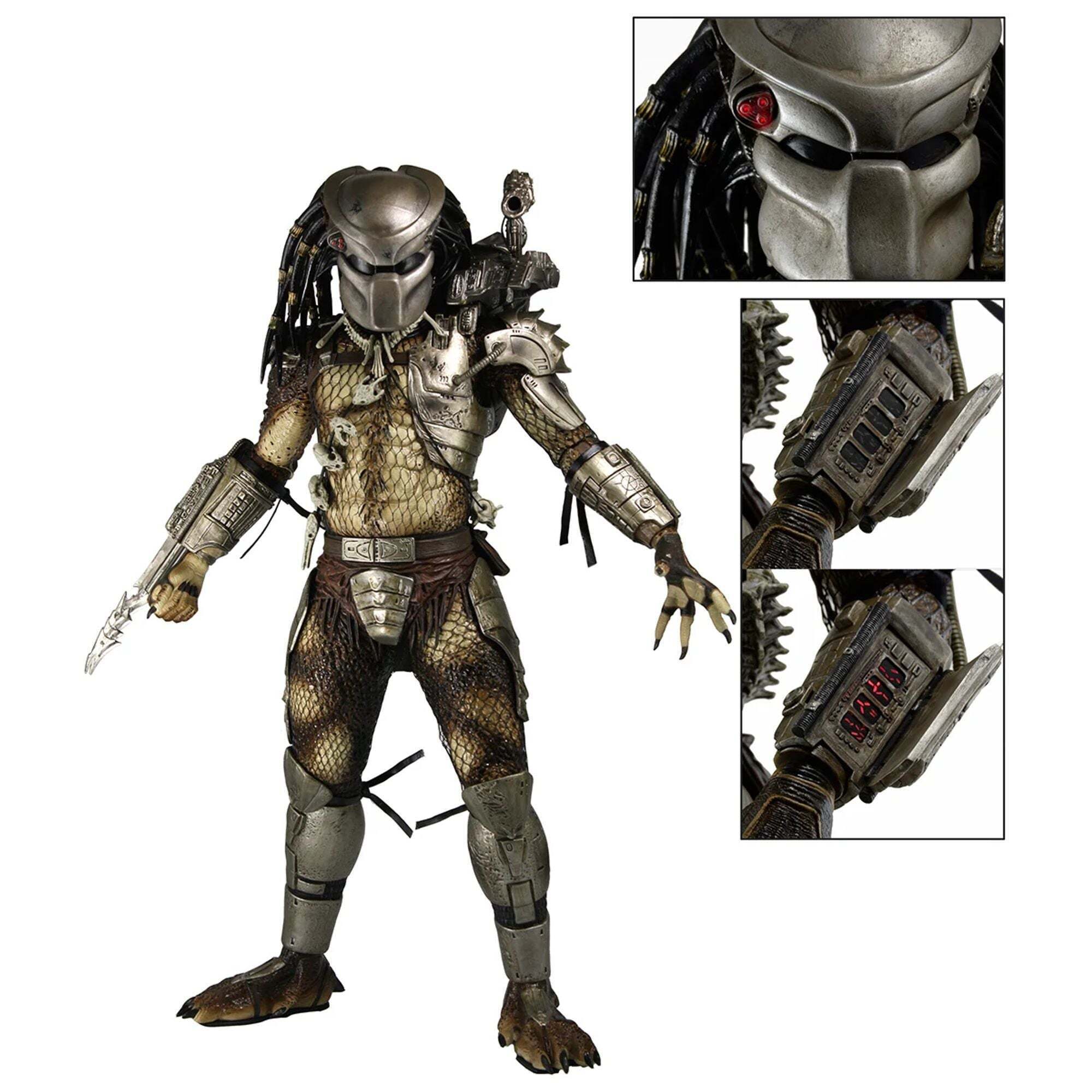 PREDATOR - FIGUR IM MAßSTAB ¼ - JUNGLE HUNTER PREDATOR MIT LED-LICHTERN
