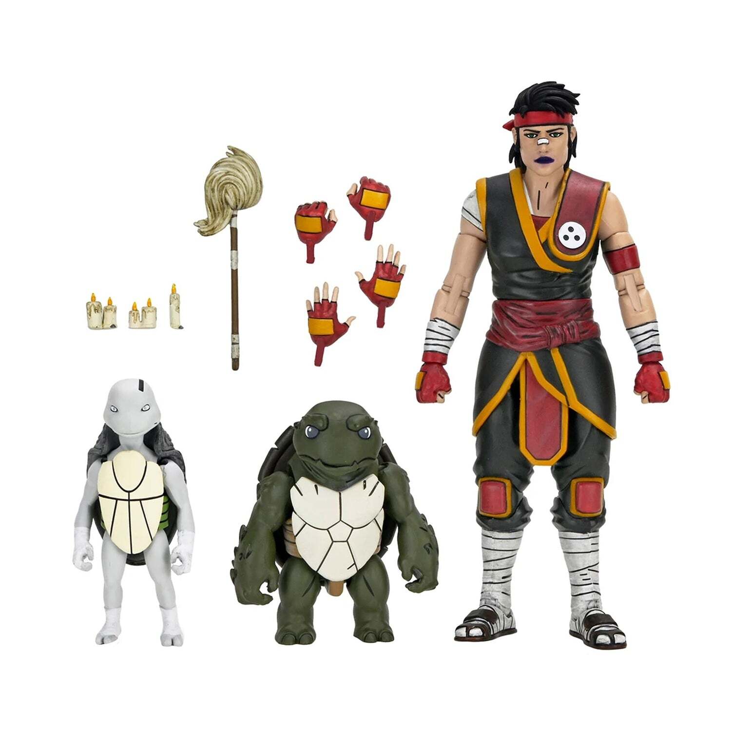 TEENAGE MUTANT NINJA TURTLES (THE LAST RONIN – DIE VERLORENEN JAHRE) – 18 CM GROSSE ACTIONFIGUR – CASEY MARIE MIT BABY ODYN & UNO