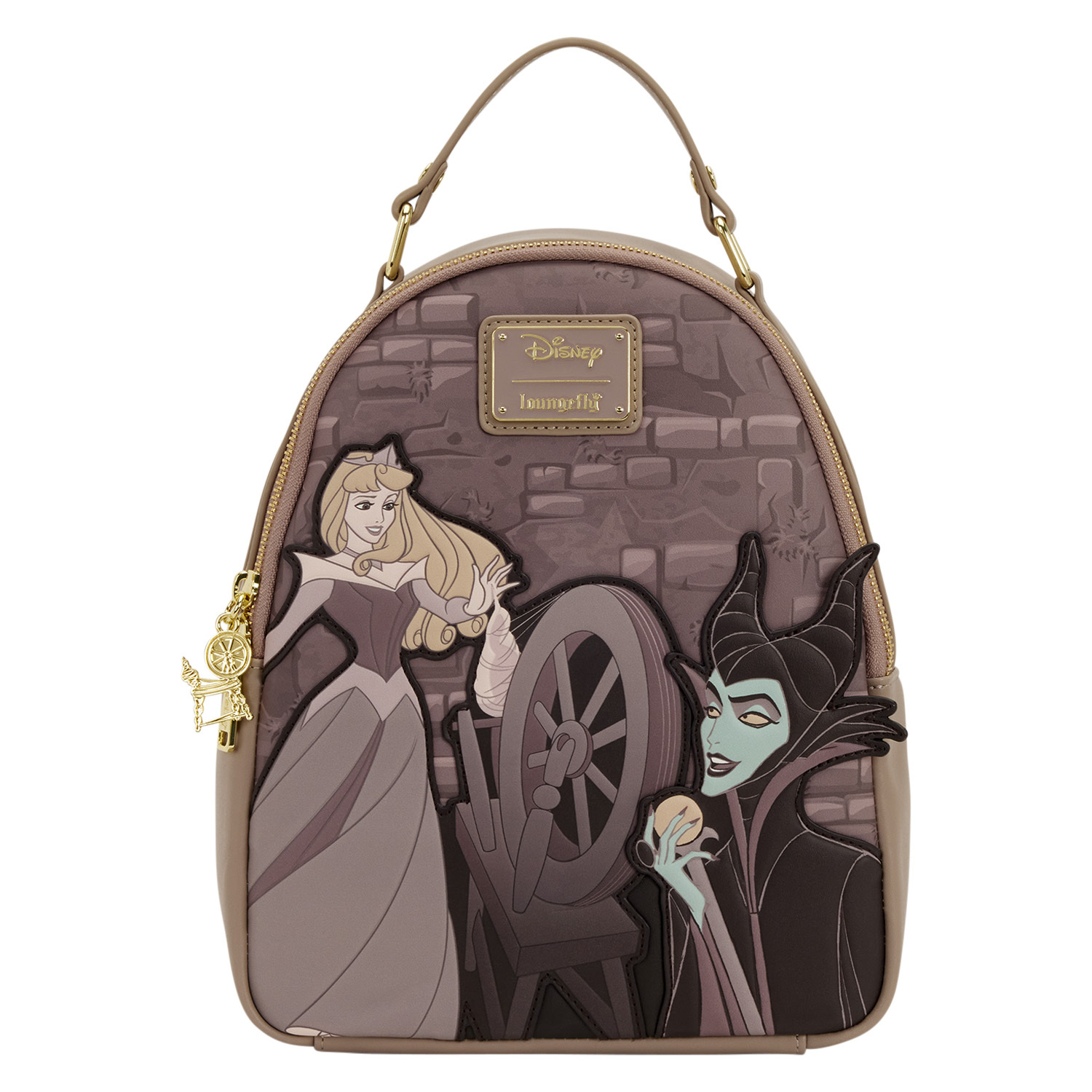 AURORA MALEFICIENT DREHENDES RAD MINI-RUCKSACK - DISNEY LOUNGEFLY DORNRÖSCHEN