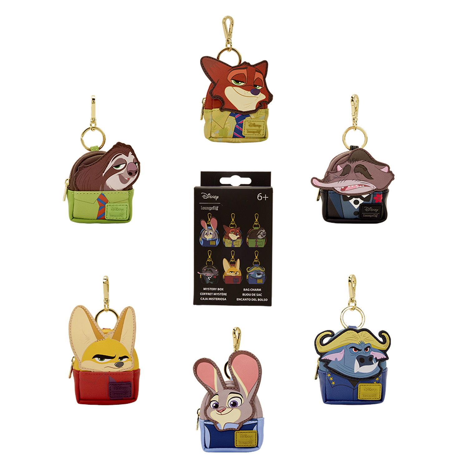 Zootopia Mystery Mini-Rucksack-Schlüsselanhänger - Disney Loungefly