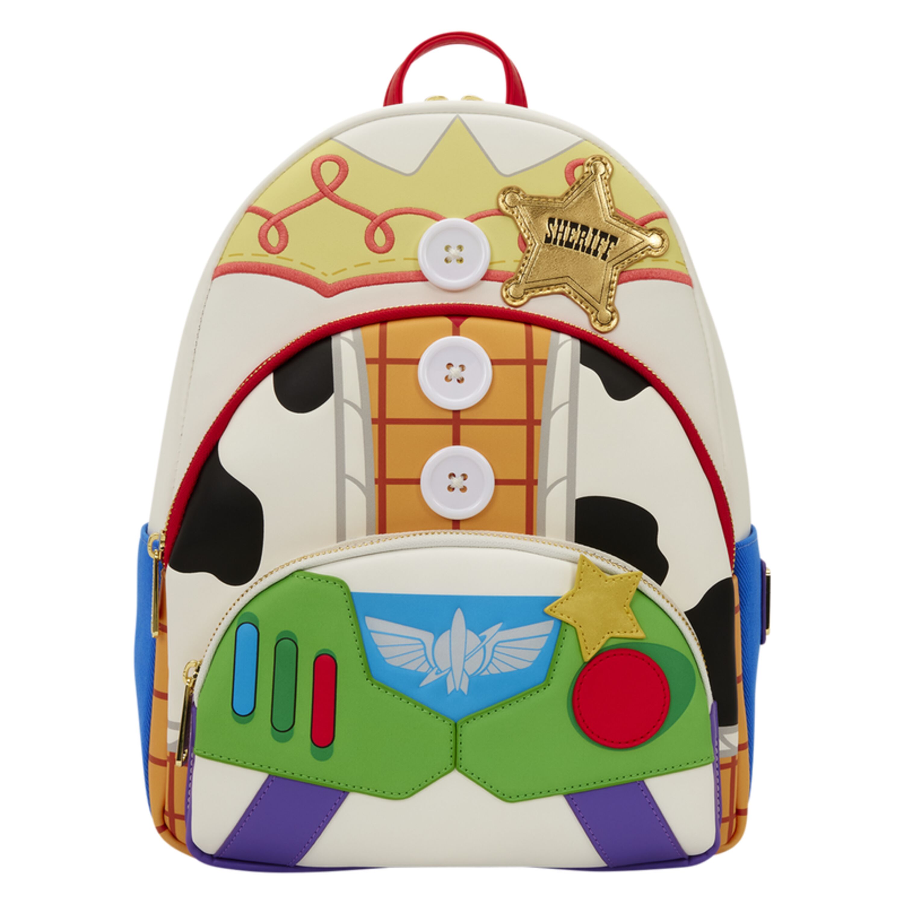 Mittelgroßer Rucksack mit drei Fächern – Disney-Pixar Loungefly Toy Story 5