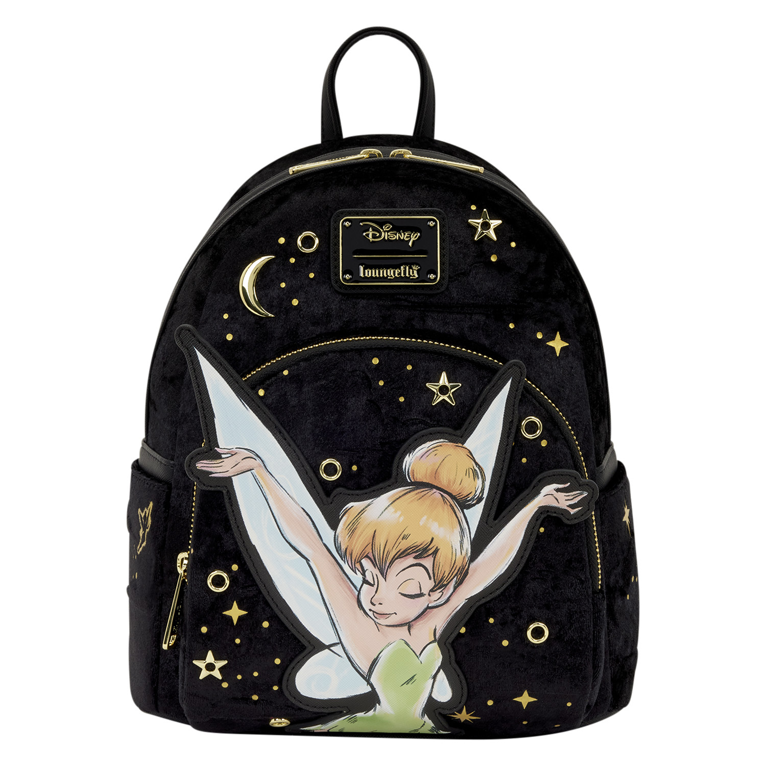Tinkerbell Feenstaub Samt-Mini-Rucksack - Disney Loungefly Peter Pan