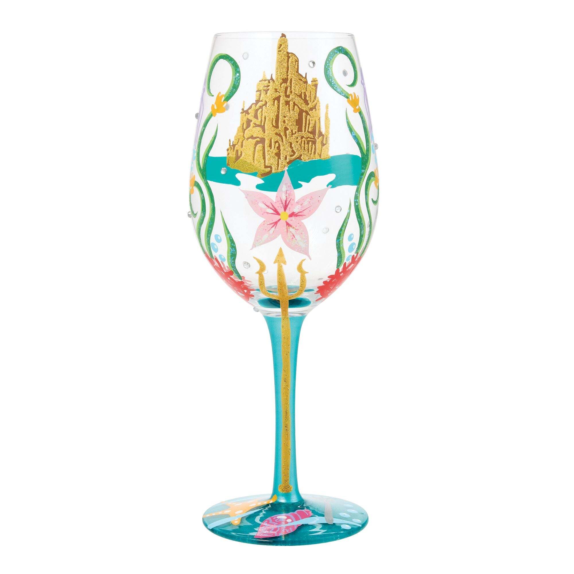 "REITE DEINE EIGENE WELLE" ARIEL -WEINGLAS - DISNEY LOLITA