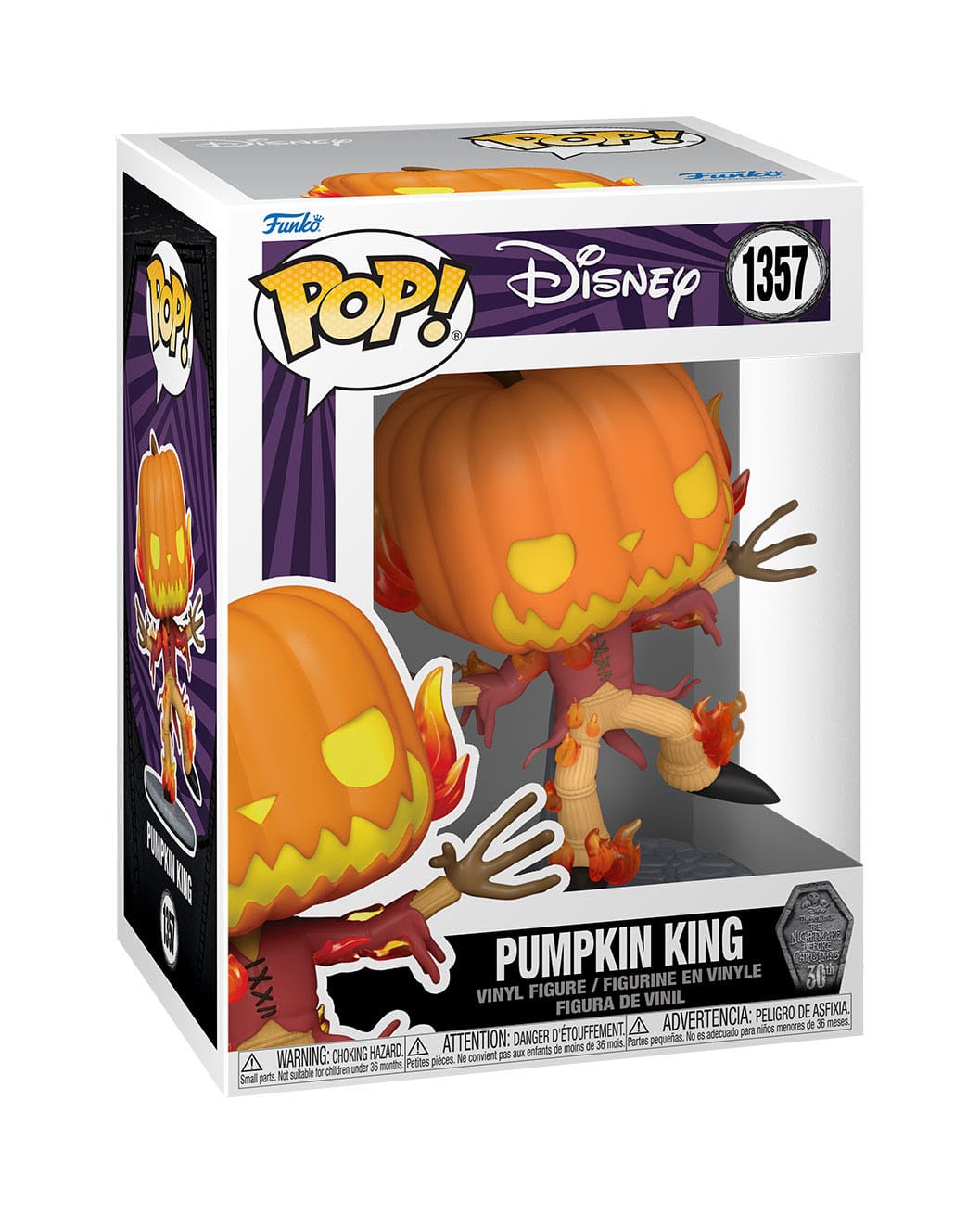 Funko Pop! 1357 – Kürbiskönig – Der Alptraum Vor Weihnachten, 30